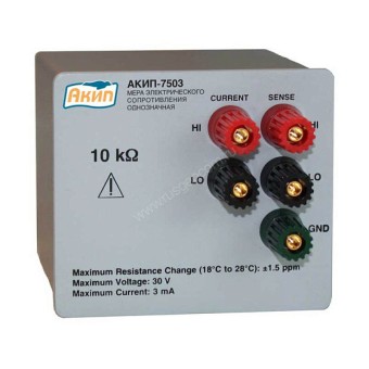 Мера сопротивления АКИП-7503-10ГОм Мера сопротивления АКИП-7503-10ГОм