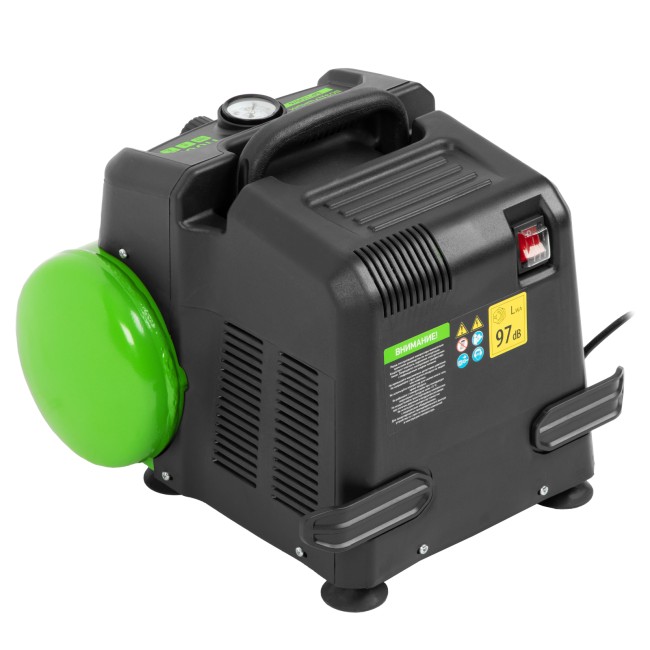 Компрессор воздушный безмаслянный BL 1100/6 1100Вт, ресивер 6 литров, 180 л/мин Сибртех