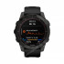 Часы Garmin Fenix 7 Sapphire Solar титановый серый DLC с черным ремешком