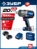 Ударный гайковерт ПРОФЕССИОНАЛ GB-1000-42 ЗУБР 20 В, 1000 Н·м, 2 АКБ LMS (4 А·ч) Ударный гайковерт ПРОФЕССИОНАЛ GB-1000-42 ЗУБР 20 В, 1000 Н·м, 2 АКБ LMS (4 А·ч)