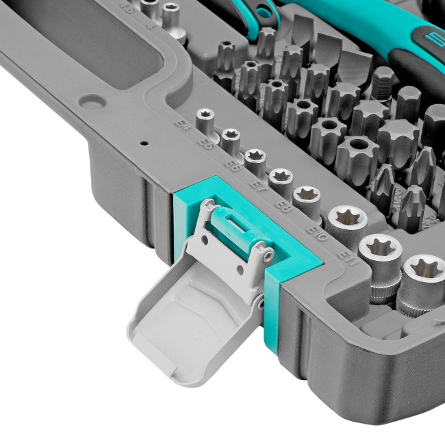 Набор инструментов 1/4", 3/8", 1/2", Cr-V 151 предмет Stels